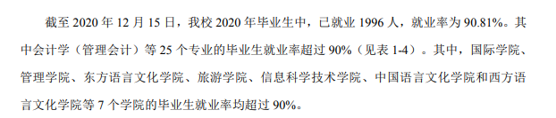 广东外语外贸大学南国商学院就业率及就业前景怎么样（含2020-2021学年本科教学质量报告）