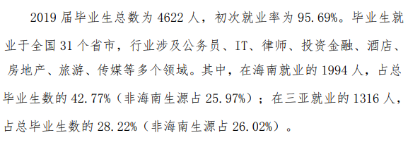 三亚学院就业率及就业前景怎么样（含2020-2021学年本科教学质量报告）