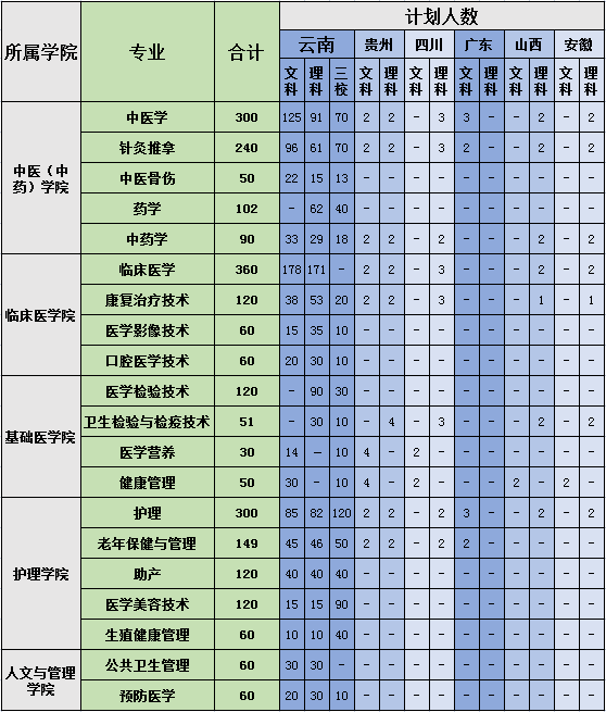 2022保山中医药高等专科学校学费多少钱一年-各专业收费标准