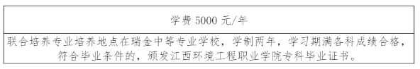 2022江西环境工程职业学院单招学费多少钱一年-各专业收费标准