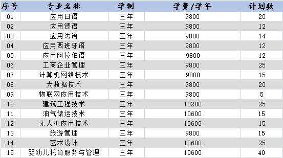 2022山东外国语职业技术大学学费多少钱一年-各专业收费标准